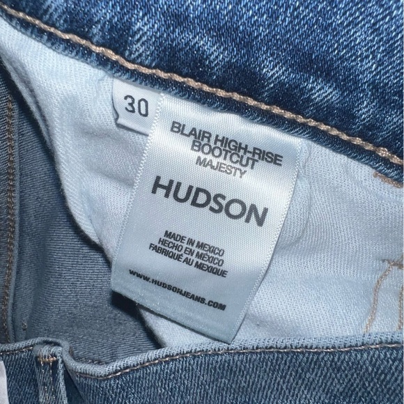 Hudson Blair High Rise Majesty Bootcut Crop Jeans 30 - Picture 4 of 7